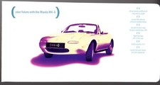 Mazda MX-5 1995 UK Market Foldout Mailer Sales Brochure 1.8i & California
