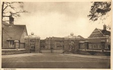 Bushey. Royal Masonic School for Boys by Photochrom. Main Entrance.
