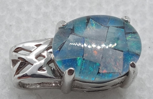 Signed 925 silver oval - signed,