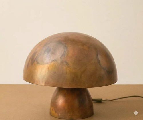 Brass handmade mushroom - brass,