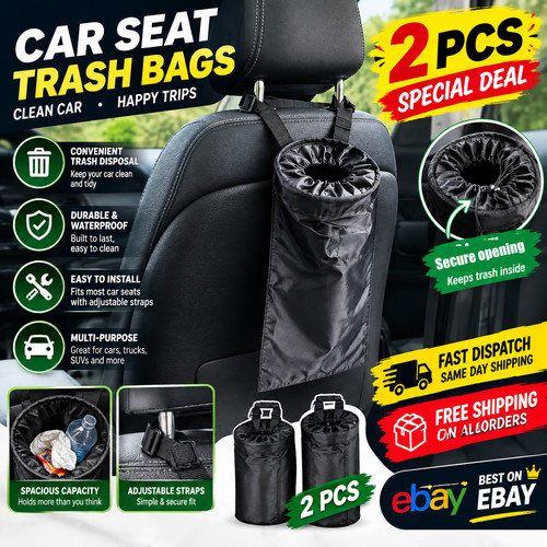 Car bin back seat - bin,