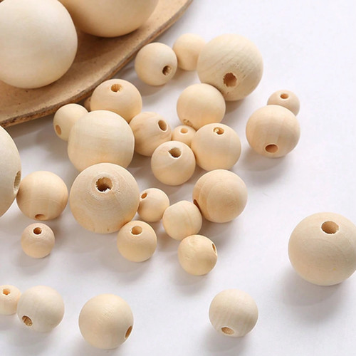 Wooden beads 100pcs crafting - beads,