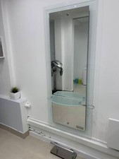 Beauty Salon Ambience Hairdressing Wall Mounted Italian Mirror Station,Stand