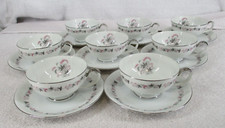 Empress China Cup And Saucer Seyei Japan Pink Valley 505 Set 16 Tea Coffee