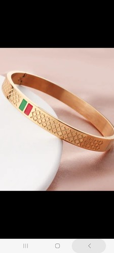 Mens gold bangle - gold, used