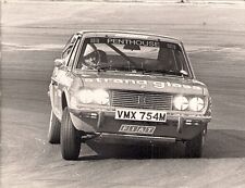 Fiat 128 Sport Coupe Saloon Car Racing c1974-1975 Original UK Press Photograph
