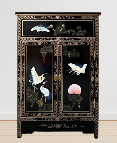 Chinese hand painted cranes - hand,