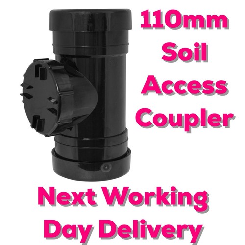 Soil pipe access coupler - pipe,