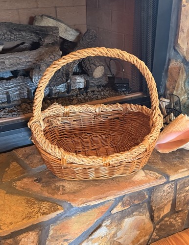 Extra large handwoven wicker - handwoven,