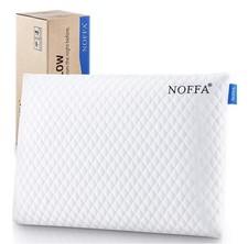 Noffa Thin Pillow for Adults