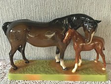 BESWICK HORSE MARE & FOAL