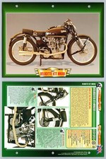 Velocette KTT MKVIII - 1947 - Racing - Atlas Motorbike Fact File Card