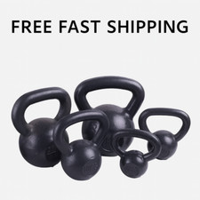 Cast Iron Kettlebell 4KG–20KG Strength Training Weight for Home Gym Fitness Work