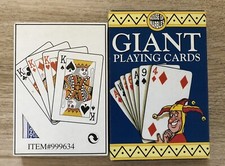 Two Giant packs of  playing cards - one from House of Marbles.