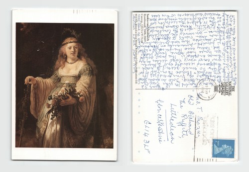 Postcard rembrandt saskia - postcard,