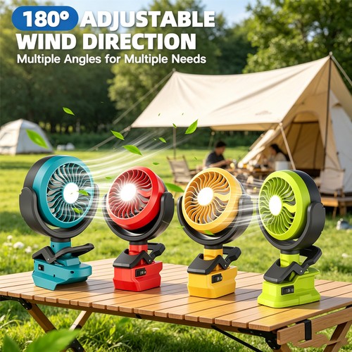 Cordless jobsite camping fan - cordless,