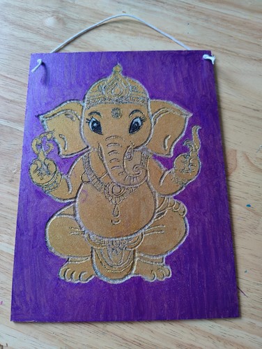 Hindu gods plaque - hindu,
