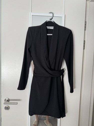 Zara belted blazer wrap dress