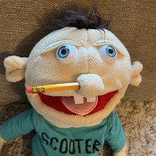 Scooter Puppet Hand Puppet Plush Stuffed Doll Kids Toy (Jeffy)
