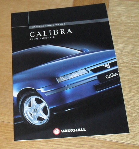 Vauxhall calibra brochure 1997 - vauxhall,