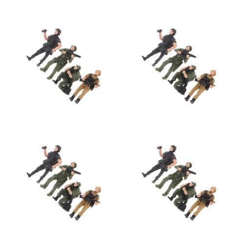 16pcs miniature soldier - 16pcs,