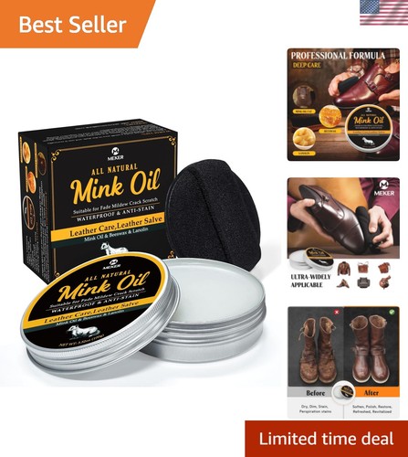Natural leather conditioner - natural,