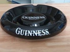Vintage Guinness Draft Black Ashtray Late 1990’s Made By Castle Ceramics Derby