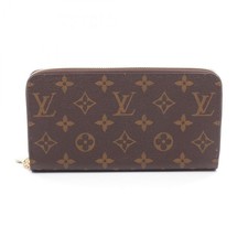 Louis Vuitton Zippy Wallet, Round Long PVC Coated Canvas, Monogram, Women's, Bro
