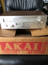 Vintage AKAI AT- 2200 Stereo Tuner Looks to be Unused