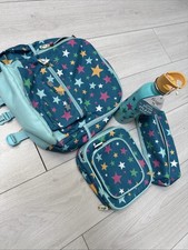 Excellent Condition Frugi Star Backpack Lunch bag Bottle & Pencil Case Set