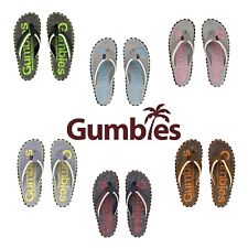 Gumbies CAIRNS Canvas Unisex Summer Beach Sandals Flip Flops Surfing