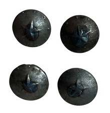 Antique Decorative Star Nails Tacks 1.5" For DIY Projects Black Medieval Vintage