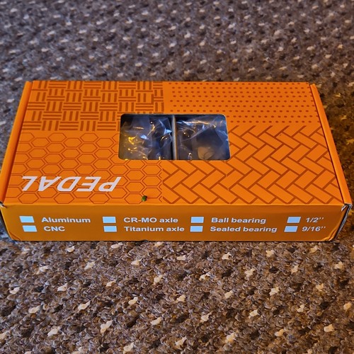 Bicycle pedals titanium carbon - pedals,