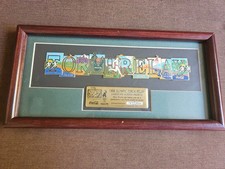 Framed 1996 Olympic Torch