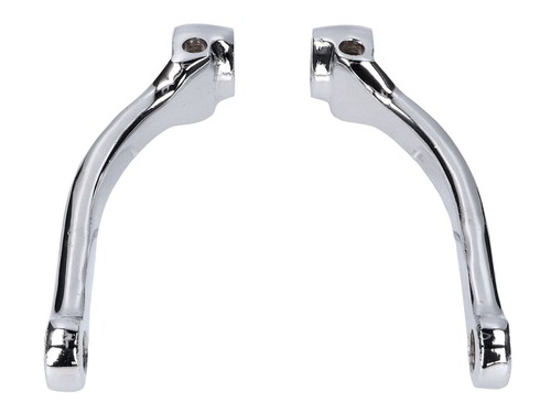 Pedal crank arm set chromed - pedal,