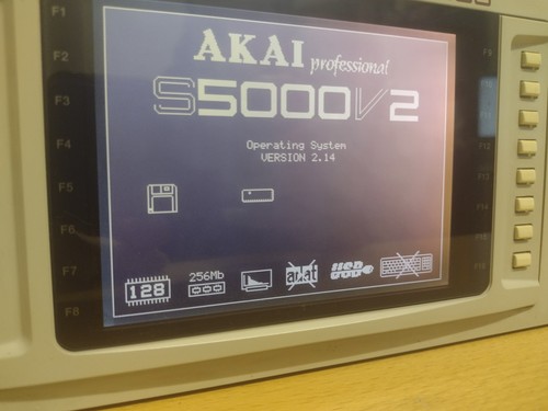 Akai s5000 sampler fully - akai,