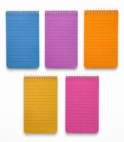 Pocket note pads pack - pack, of