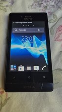 Black Sony Xperia ST23I Smart Phone 