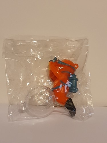 Orange floating diver - diver, with