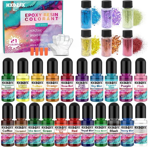 Epoxy resin pigment set - epoxy,