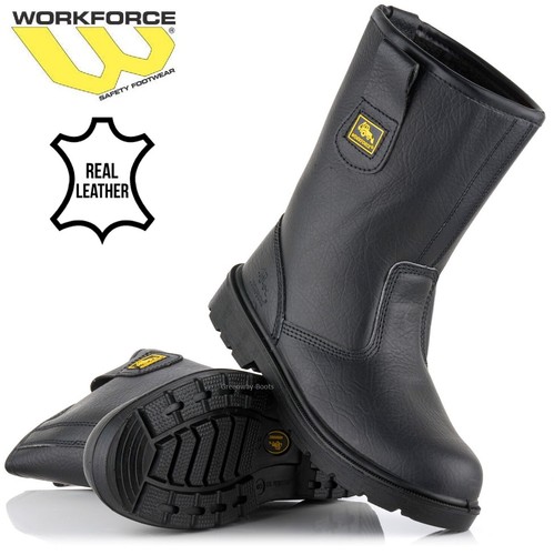 Mens leather rigger safety - leather,