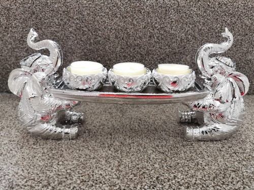 Tealight holders with candles - with,
