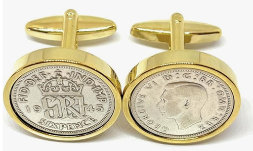 1945 lucky sixpence - 1945,