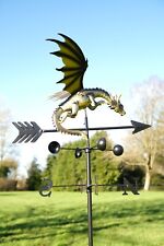 Dragon Metal Weather Spinning Weather Vane Wind Direction Indicator Garden Decor