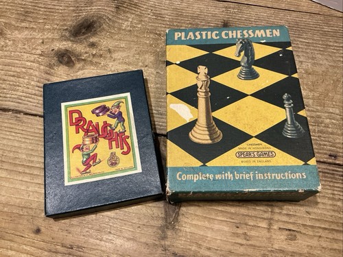 Vintage spear games chessmen - spear's,