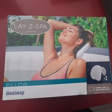 lay z spa xtras 2 x pillow by best way 