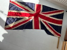 Vintage Linen Union Jack Flag