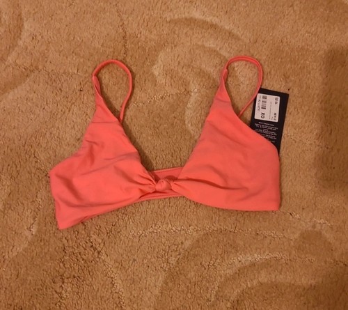 Womens size knot front pink - front,