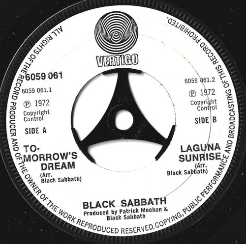 Black sabbath tomorrow dream - black,