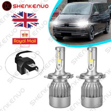 For VW Transporter T2 T4 T5 - 2PC H4 LED Headlight Bulbs White Conversion Kit C6